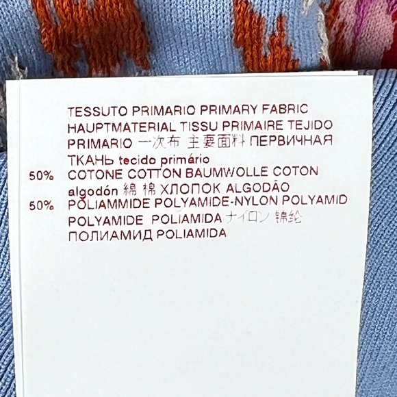 MARNI Floral textured Knitted Top Iris Blue Pristine Condition Size US 8 - Picture 12 of 13